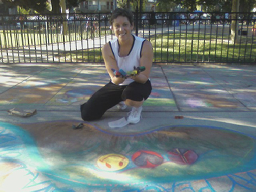 "Chalk it Up 4 Peace" —MAY PEACE PREVAIL ON EARTH!-September 1, 2008