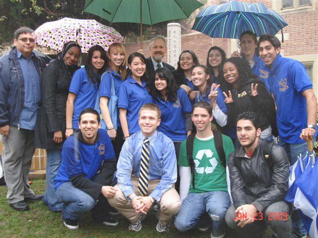 UCLA students dedicate campus Peace Pole-California-USA