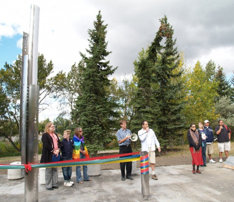 Calgary_PP_Dedication_2009-peace-pole-unveiling