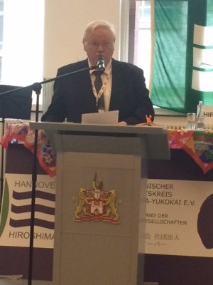 Founder andChairperson of German Japanese Friendship Circle Mr Thürnau