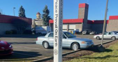 Peace Pole Project in Dallas, Oregon – USA