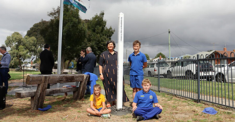 New Peace Pole a symbol of hope,  Sebastopol, Victoria – AUSTRALIA