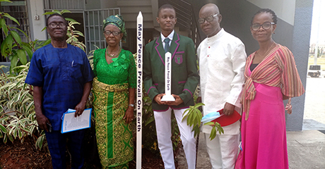 1st Place Winner Ceremony – Emmanuel Joe-Osodi- Peace Pals International – Lagos, Nigeria