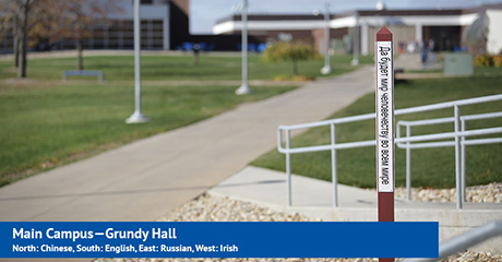 The Peace Pole project at Hawkeye Community College-Waterloo, Iowa – USA