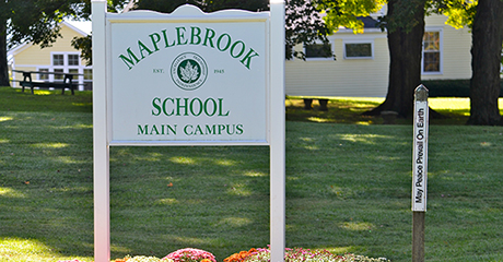 Peace Poles planted at Maplebrook School, Amenia, New York – USA
