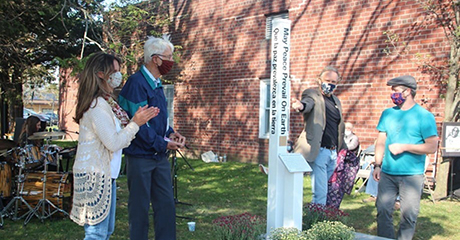 Long Island Rotary Club and Pax Christi of Long Island join in the Peace Pole Project – Long Island, NY – USA