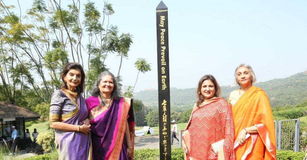 Women’s wing of the Federation of Indian Chamber of Commerce & Industry (FICCI) install a Peace Pole, Pune – INDIA