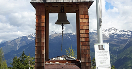 Bell for Peace and Friendship inspired by peace message “May Peace Prevail On Earth” – Lienz, Austria.