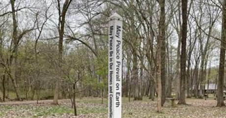 Peace Pole mystery solved at the Park along the River, Albany, New York – USA