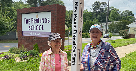 Peace Pole Connection (Report #3)  Friends School Visits East Lake Gardens (ELG) neighborhood, Atlanta, Georgia – USA