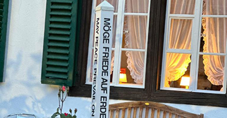 Peace Pole sighting in Interlaken, SWITZERLAND