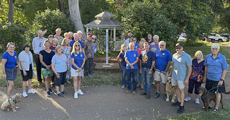 A second Peace Pole ceremony held at Recreation Park in Auburn, California, USA