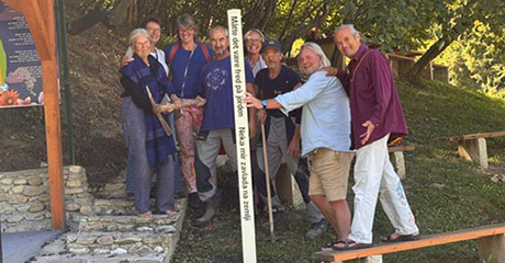 New Peace Pole Ravne Park Visoko- Bosnia and Herzegovina