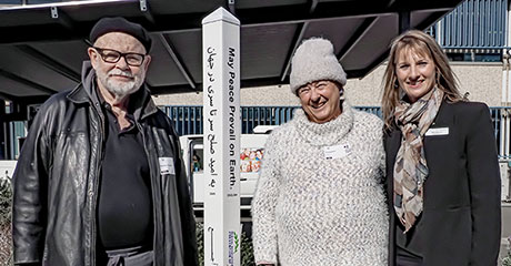 South Australia School Installs Peace Pole to Mark Hiroshima Anniversary, Adelaide, Australia