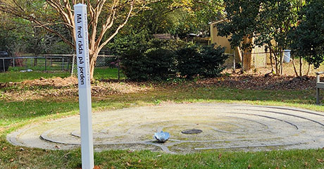 Peace Pole in Raleigh, North Carolina, USA