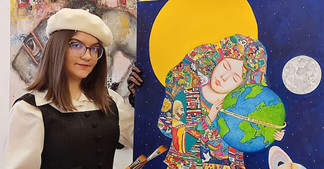 Dina Shabani Nezhad, 2024, Peace Pals International – 1st Place Winner from Iran