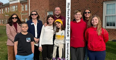 Peace Takes Root at Warren County Middle School: Final Peace Pole Marks Community Milestone, Front Royal, Virginia, USA