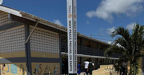 Rotary Demerara extends Peace Programme to Orealla and Siparuta, Guyana, South America