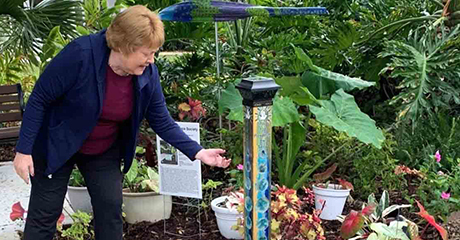 Magnolia Lakes Peace Garden opens to all, Hillsborough County, Florida, USA.
