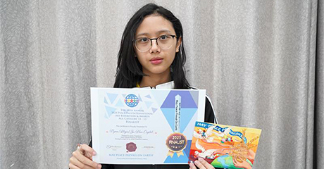 Pyone Myintzu Han Crystal,  Peace Pals International Finalists 2025, Age 13, Myanmar