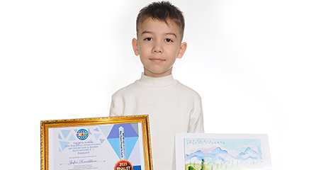 Zufar Xusniddinov,  Peace Pals International Finalists 2025, Age 7, Uzbekistan